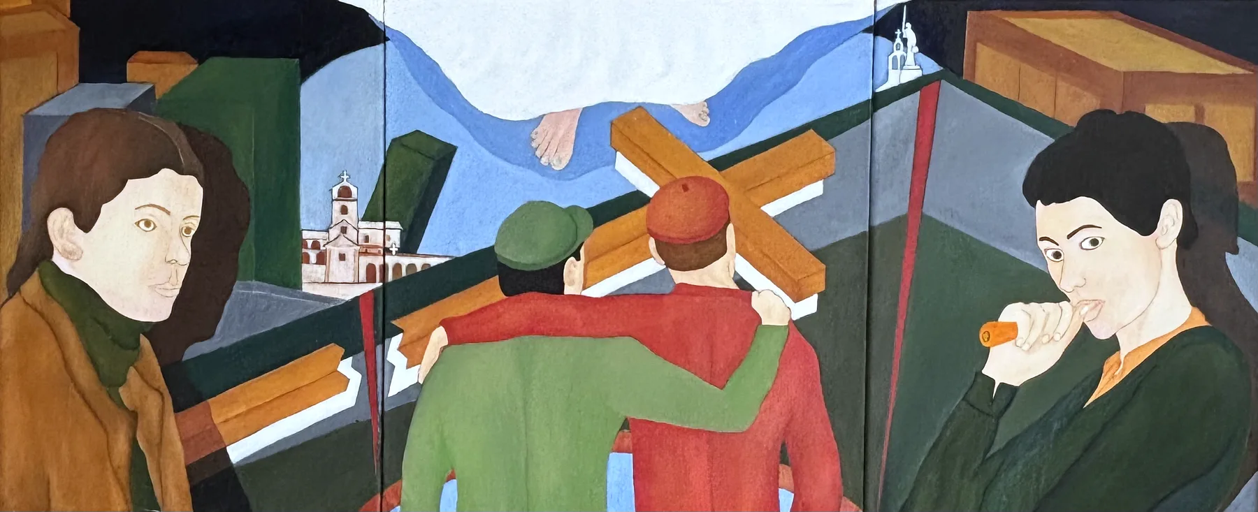 Vesko Vujić — figure emerging from dark ground, Early Years, Work 21