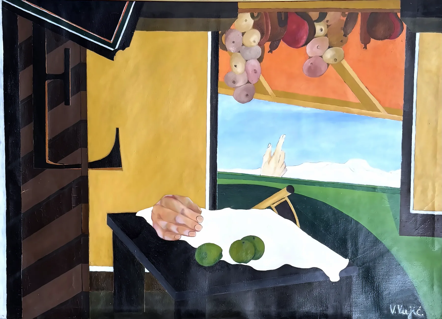 Vesko Vujić — portrait study, stark tonal contrast, Early Years, Work 22